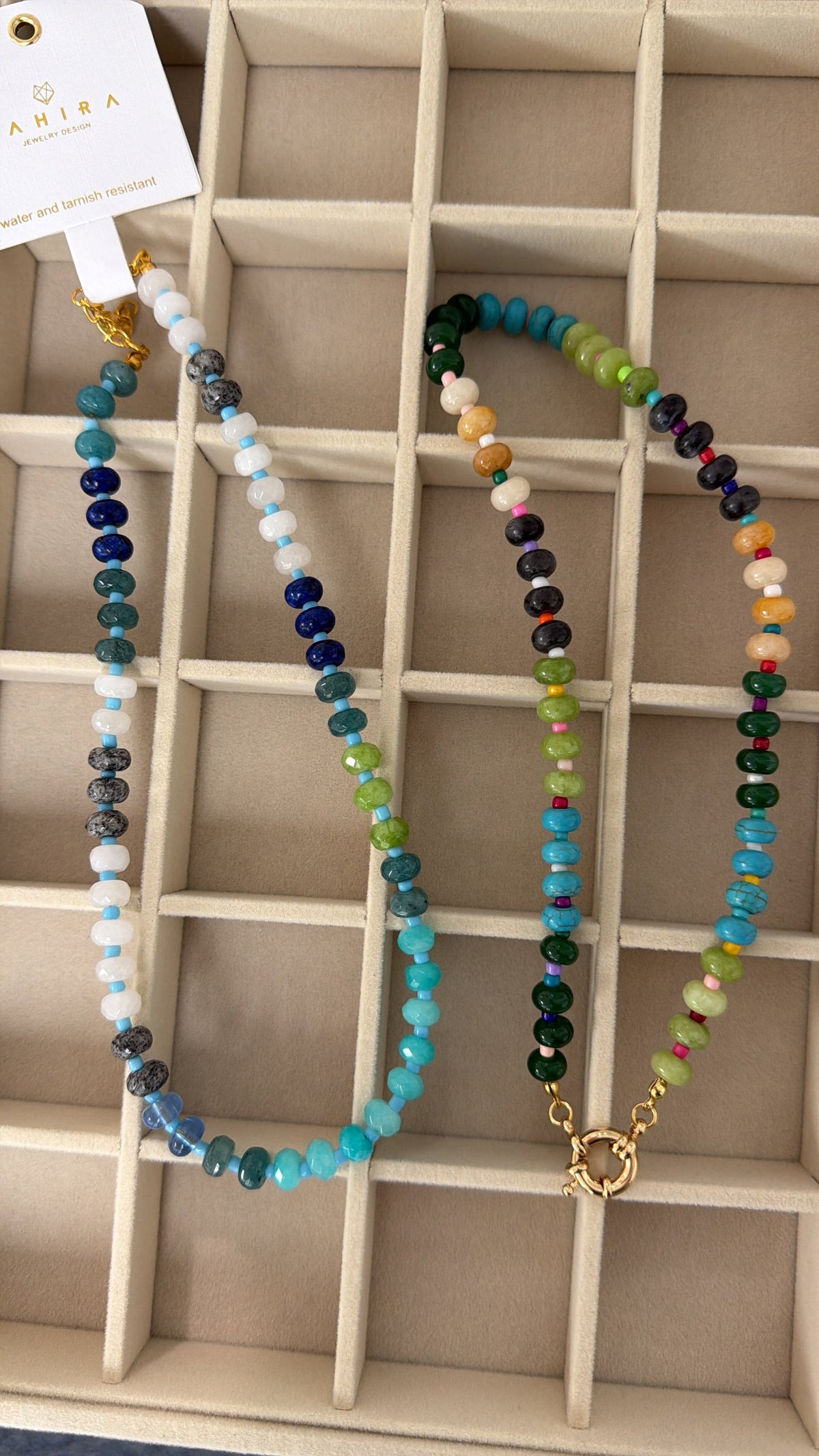 Seamoss Beaded Toggle Necklace