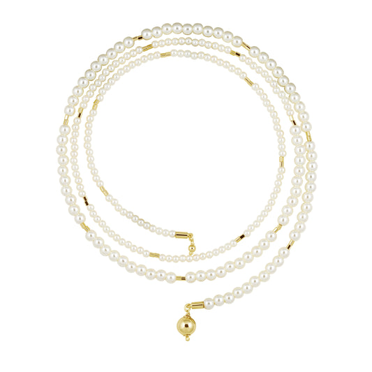 Elowen Pearl Wrap Choker