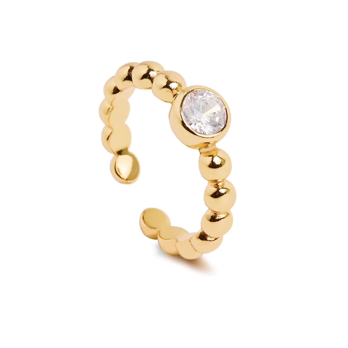 Bezel Beaded Ring