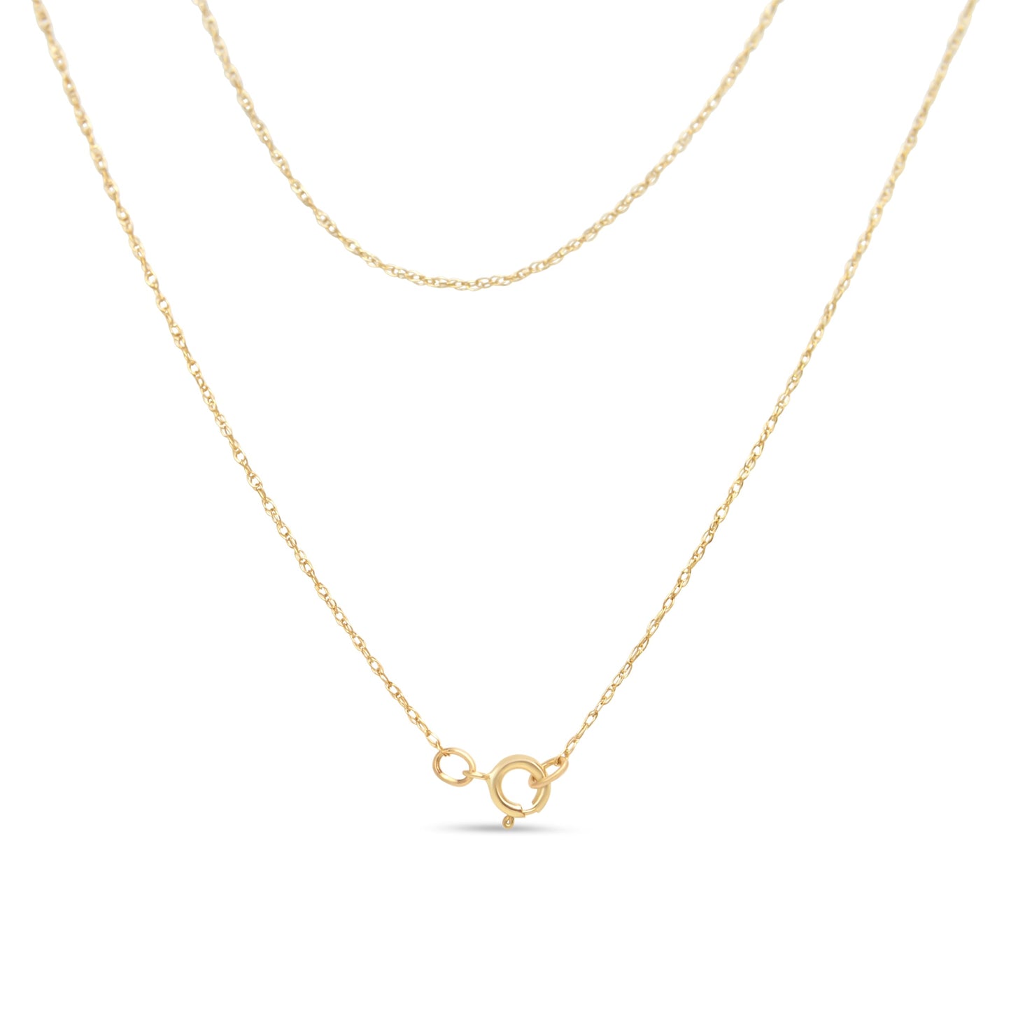 10K Yellow Gold Plated .925 Sterling Silver 1/10 Cttw Miracle Set Round Diamond Square Box Shape 18" Pendant Necklace (K-L Color, I2-I3 Clarity)