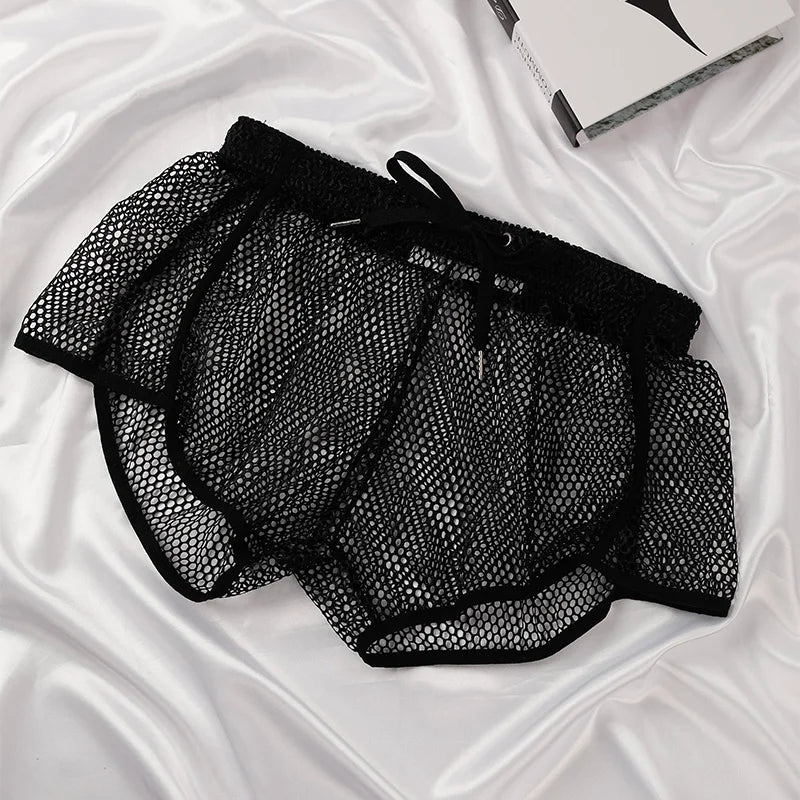 Men's Loose Fitting Mesh Boxer Briefs Underwear