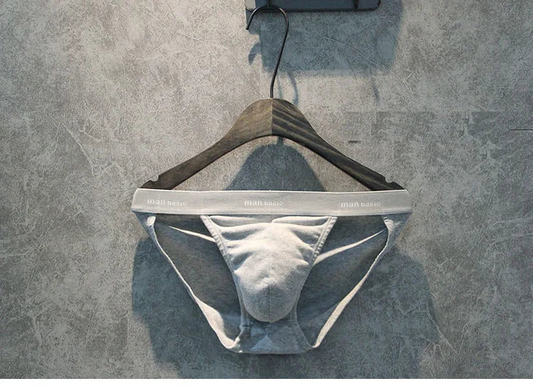 Men's High Hip Cotton Brief Underwear