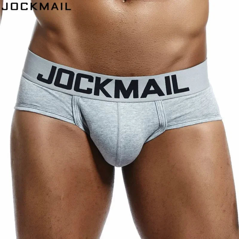 JOCKMAIL Men's Low-Waist Cotton Brief Underwear