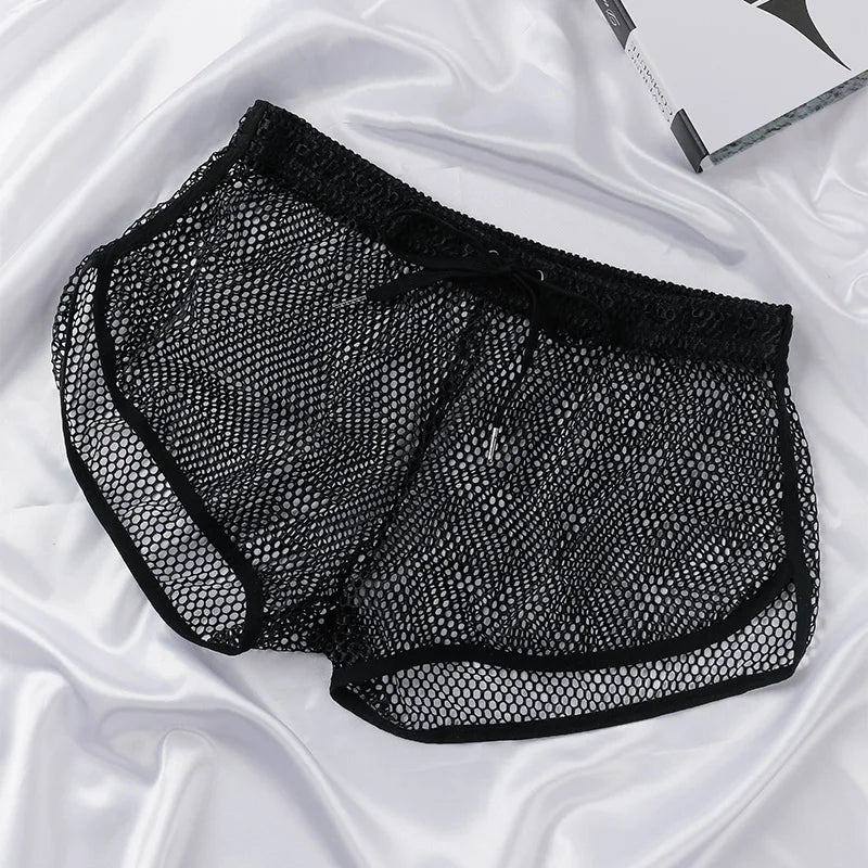 Men's Loose Fitting Mesh Boxer Briefs Underwear