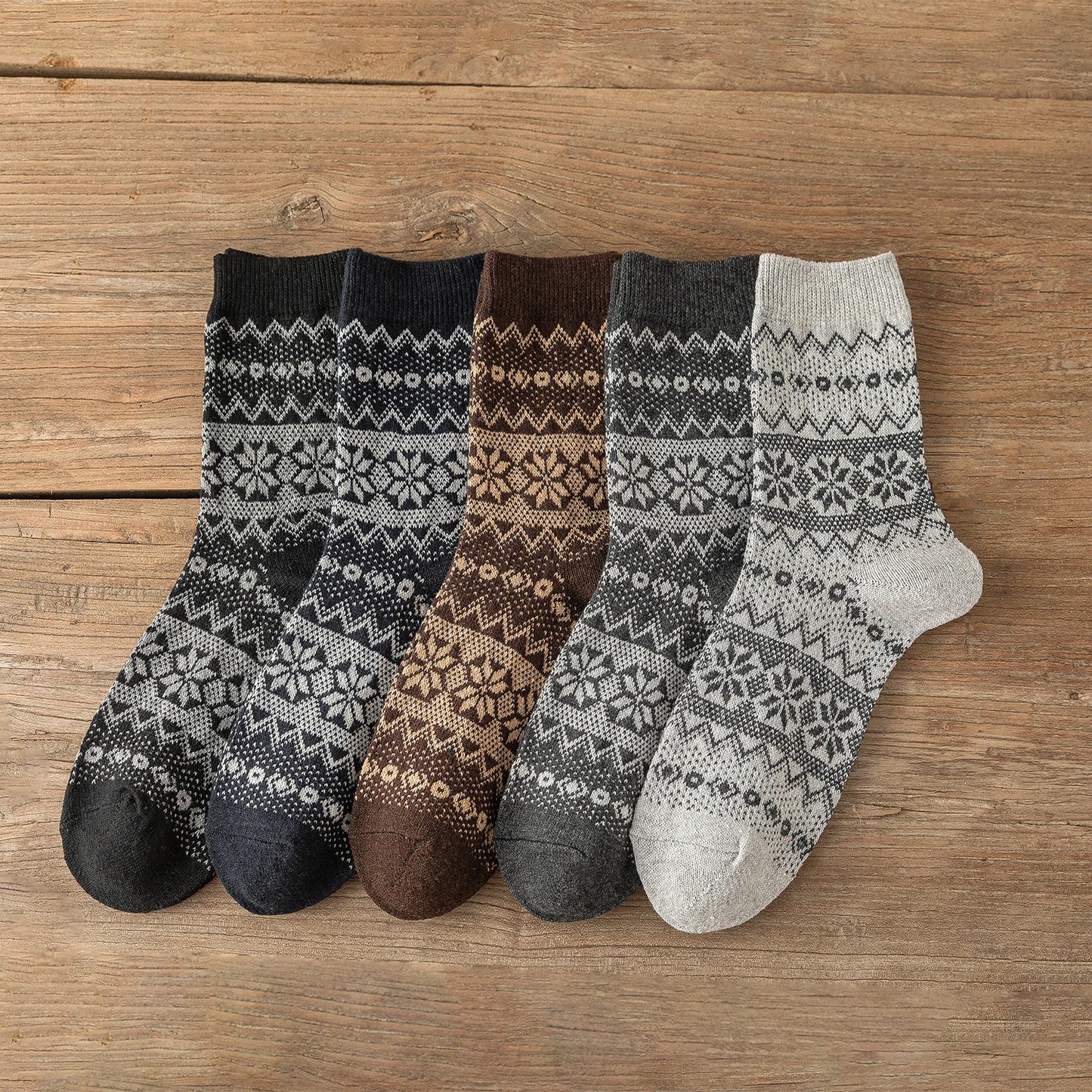 Men's Winter Socks (5 Pairs)