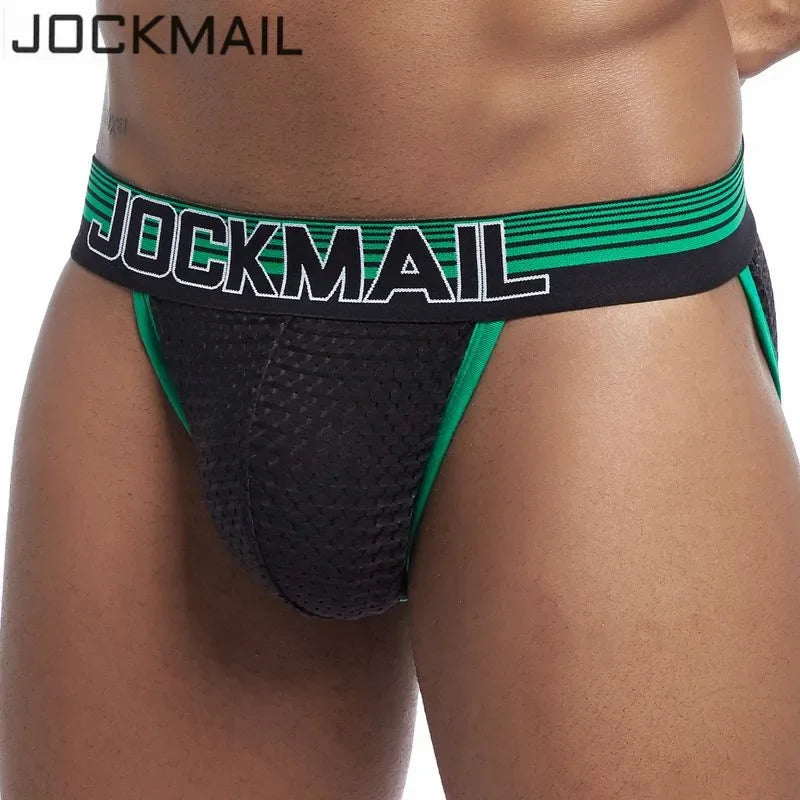 JOCKMAIL Men's Mesh Jockstrap Underwear