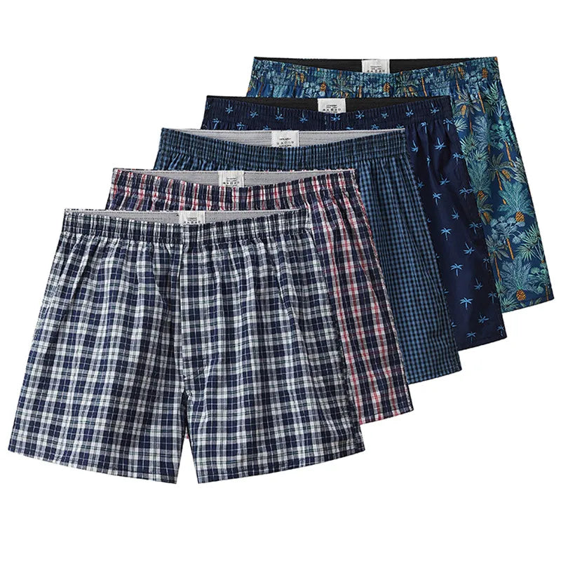 Men's Cotton Boxer Shorts Underwear