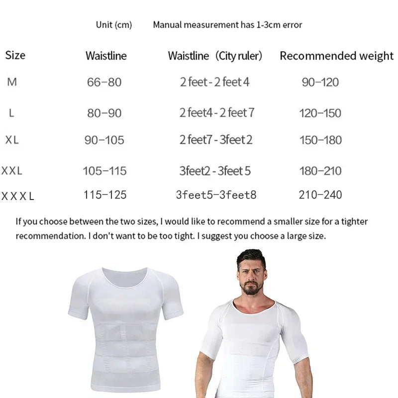 Men's Slimming Vest Body Shaper Shapewear