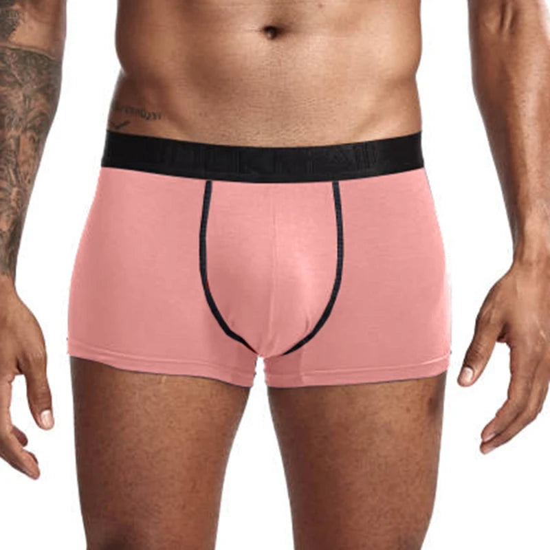 JOCKMAIL Men's Soft Scrotum Care Capsule Separation Boxers Underwear
