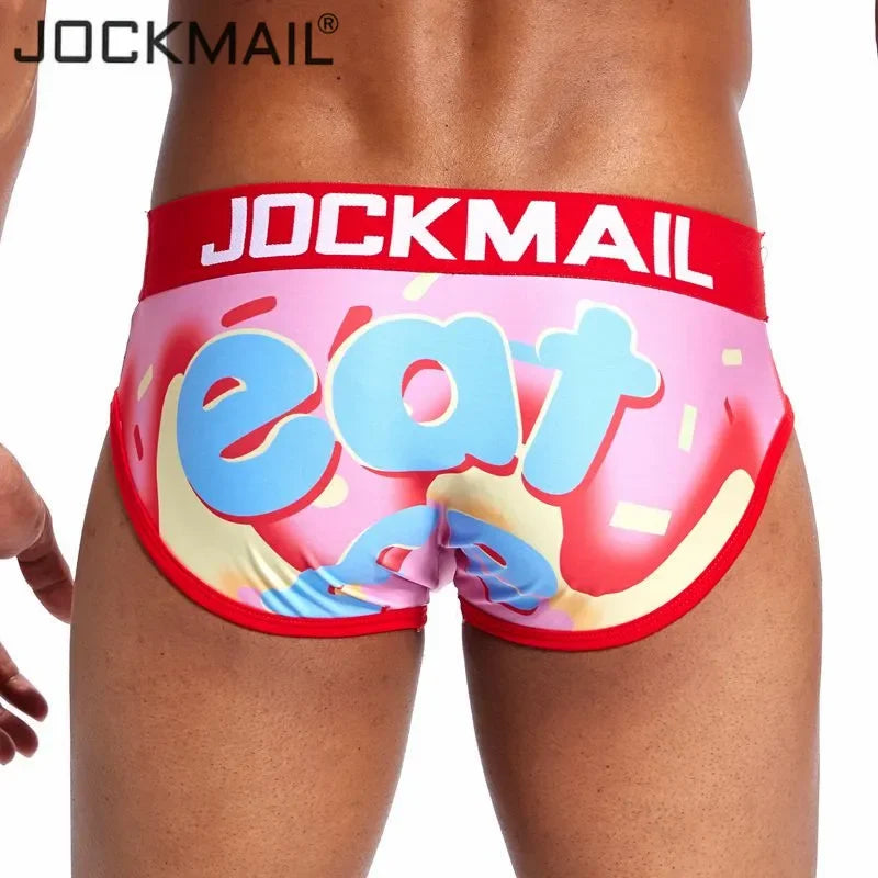 JOCKMAIL Men's Animal Cartoon Nylon Brief Underwear