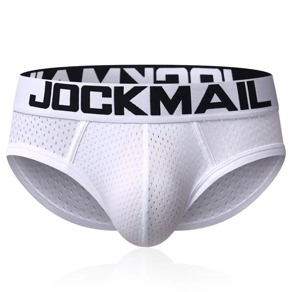 JOCKMAIL Men's Quick-Dry Mesh Brief Underwear
