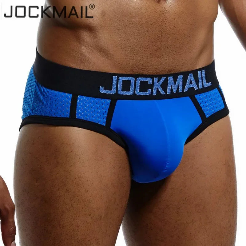 JOCKMAIL Men's Quick-Dry Mesh Brief Underwear