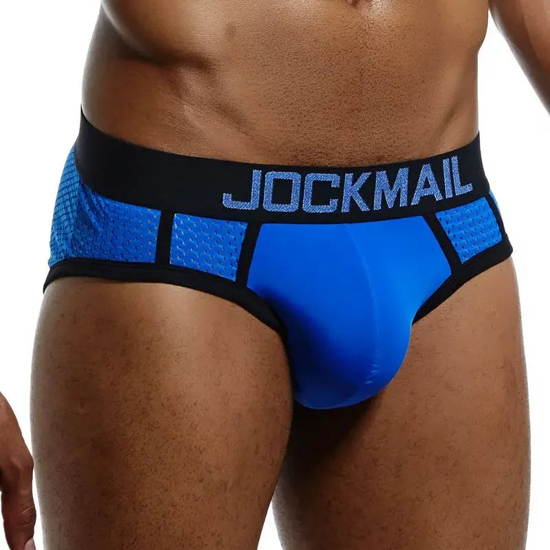 JOCKMAIL Men's Quick-Dry Mesh Brief Underwear