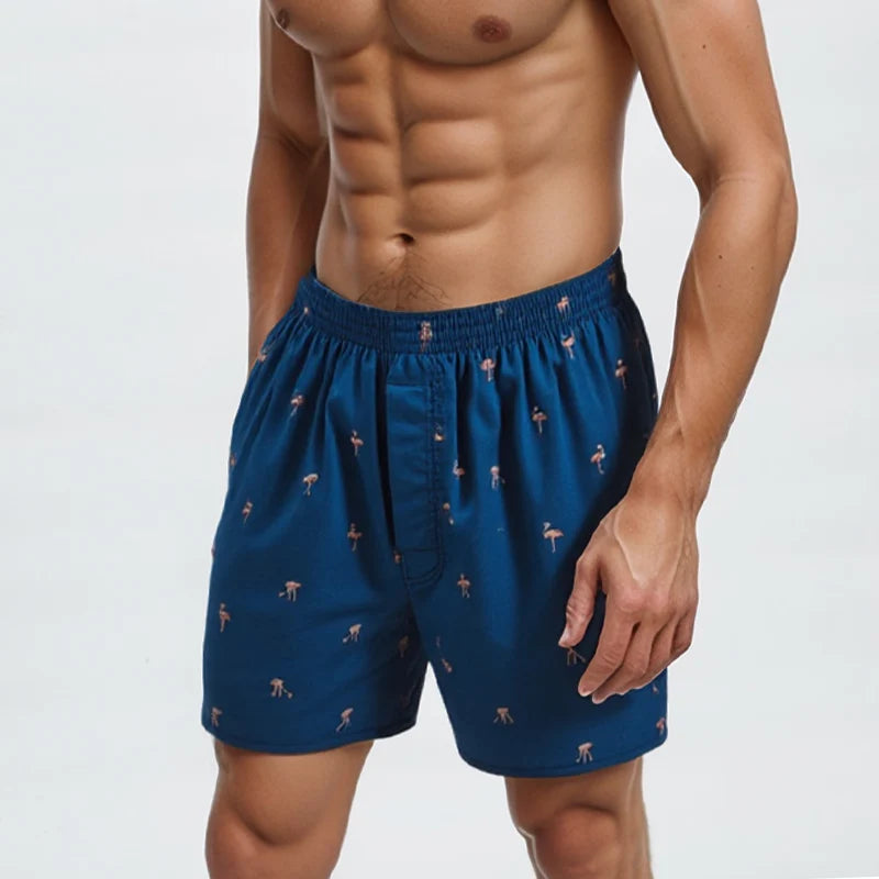 Men's Cotton Boxer Shorts Underwear (3-pack)