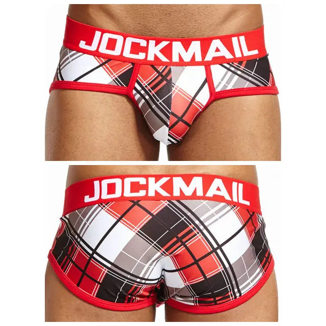 JOCKMAIL Men's Playful Fun Print Brief Underwear