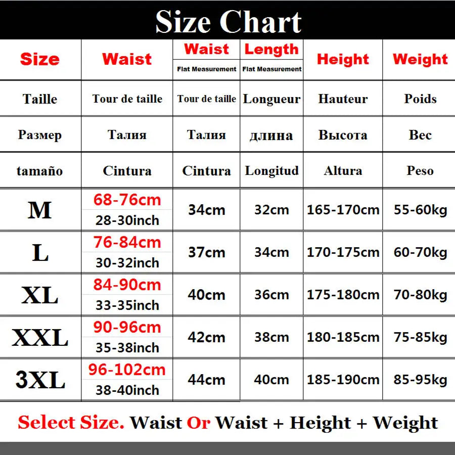 Desmiit Men's Elastic Swimming Shorts Swimwear