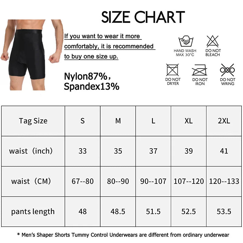 Men's Chest Slimming Shirt Body Shaper Shapewear