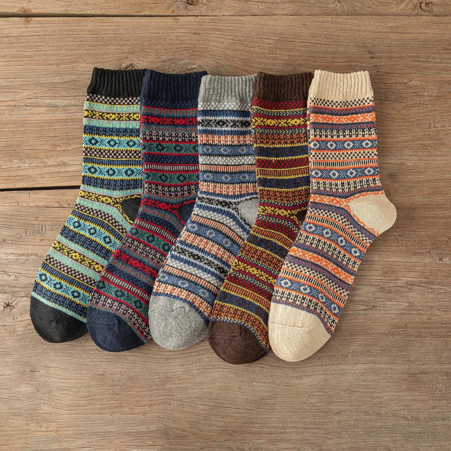 Men's Winter Socks (5 Pairs)