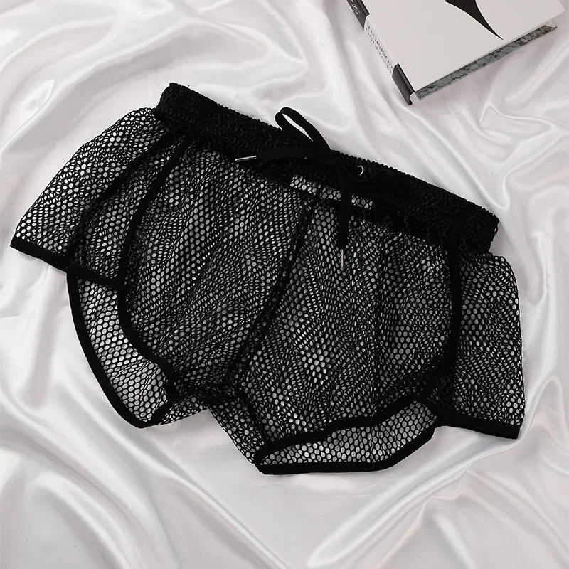 Men's Loose Fitting Mesh Boxer Briefs Underwear