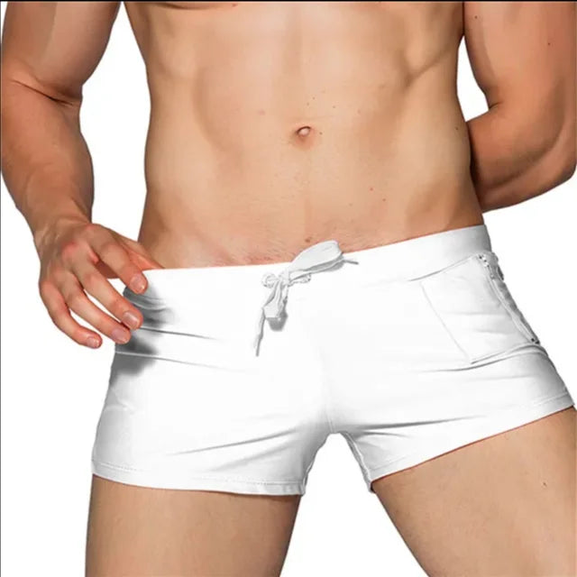 ALSOTO Men's Quick Dry Swim Shorts Swimwear