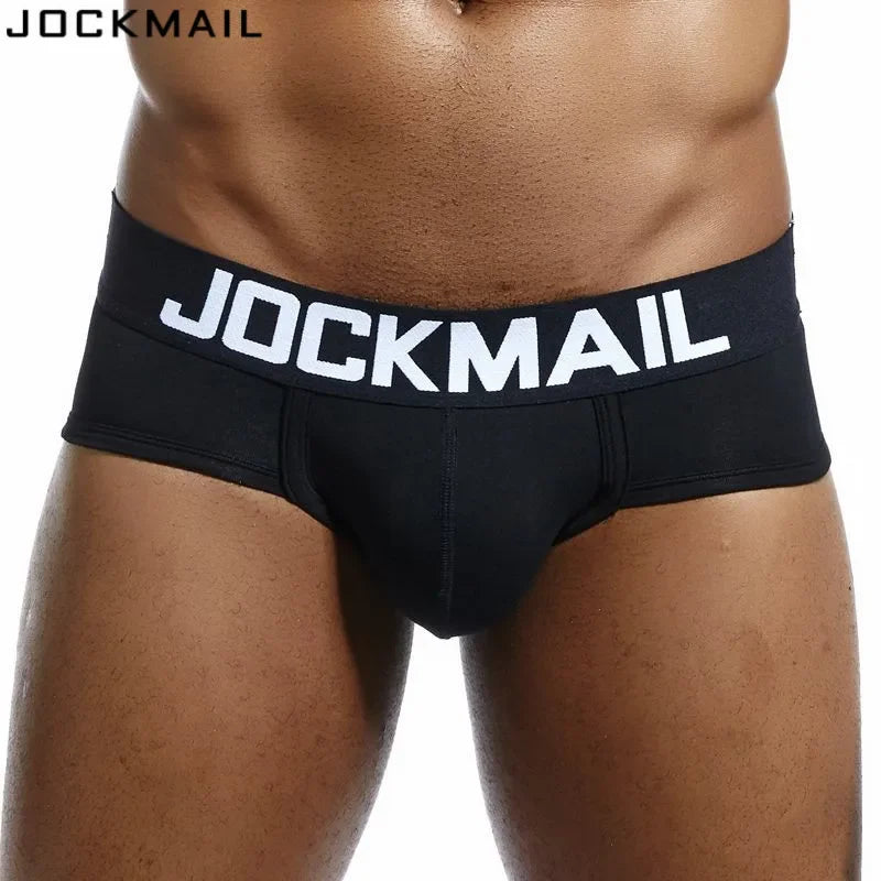 JOCKMAIL Men's Low-Waist Cotton Brief Underwear