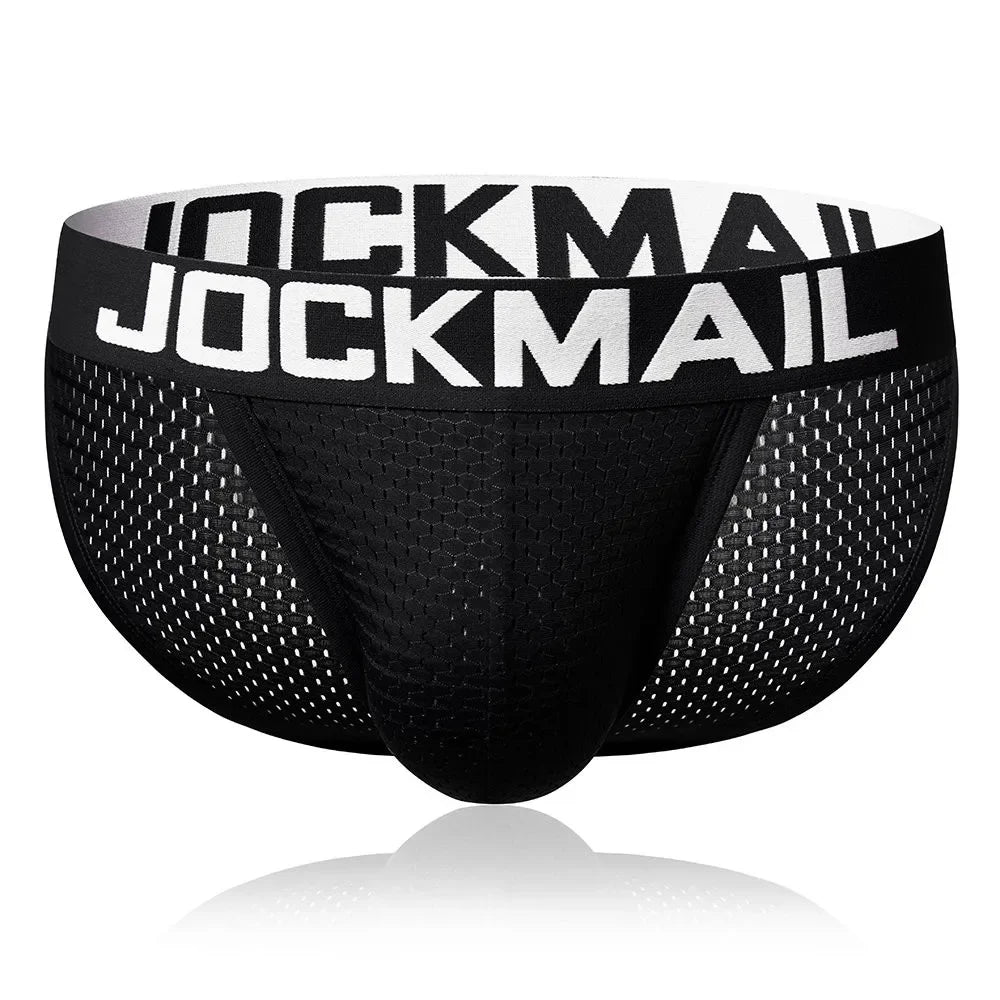 JOCKMAIL Men's Quick-Dry Mesh Brief Underwear