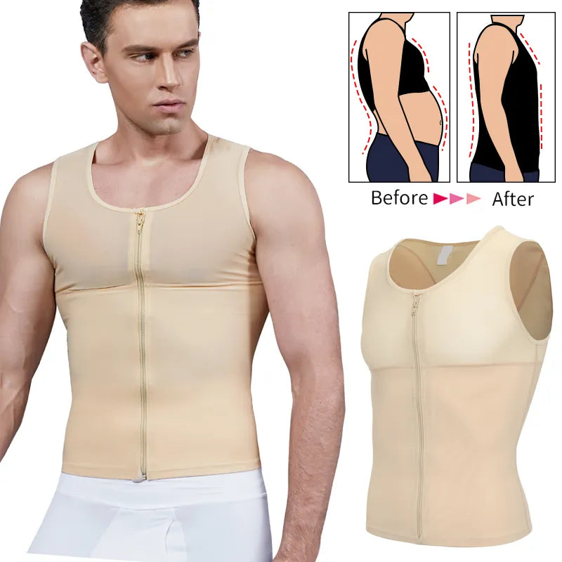 Men's Slimming Body Shaper Compression Shirt Shapewear