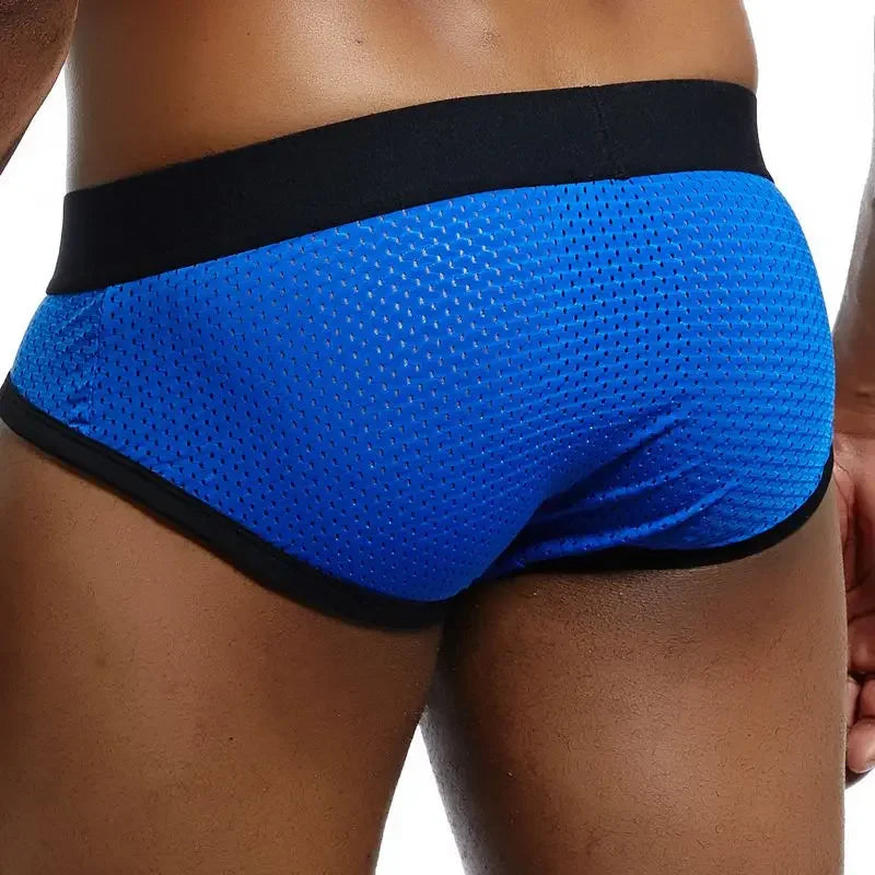 JOCKMAIL Men's Quick-Dry Mesh Brief Underwear