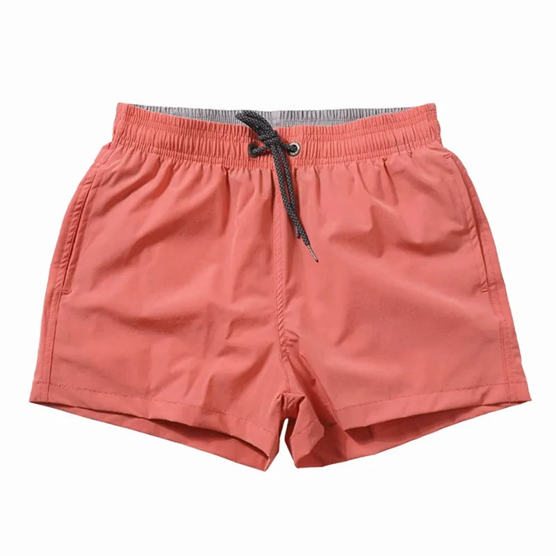 Desmiit Men's Elastic Swimming Shorts Swimwear