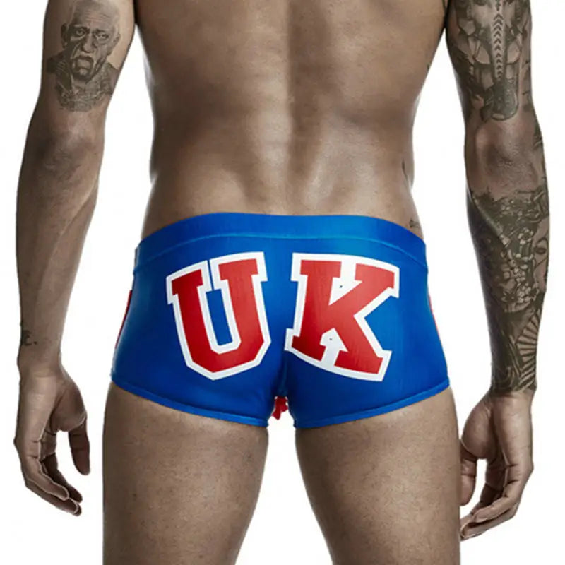 Men's Canada UK USA Flag Swimming Trunks Swimwear