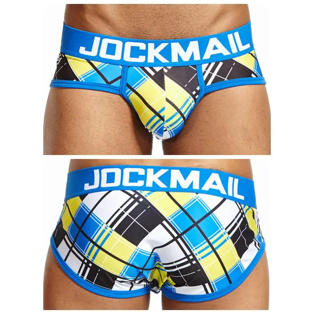 JOCKMAIL Men's Playful Fun Print Brief Underwear