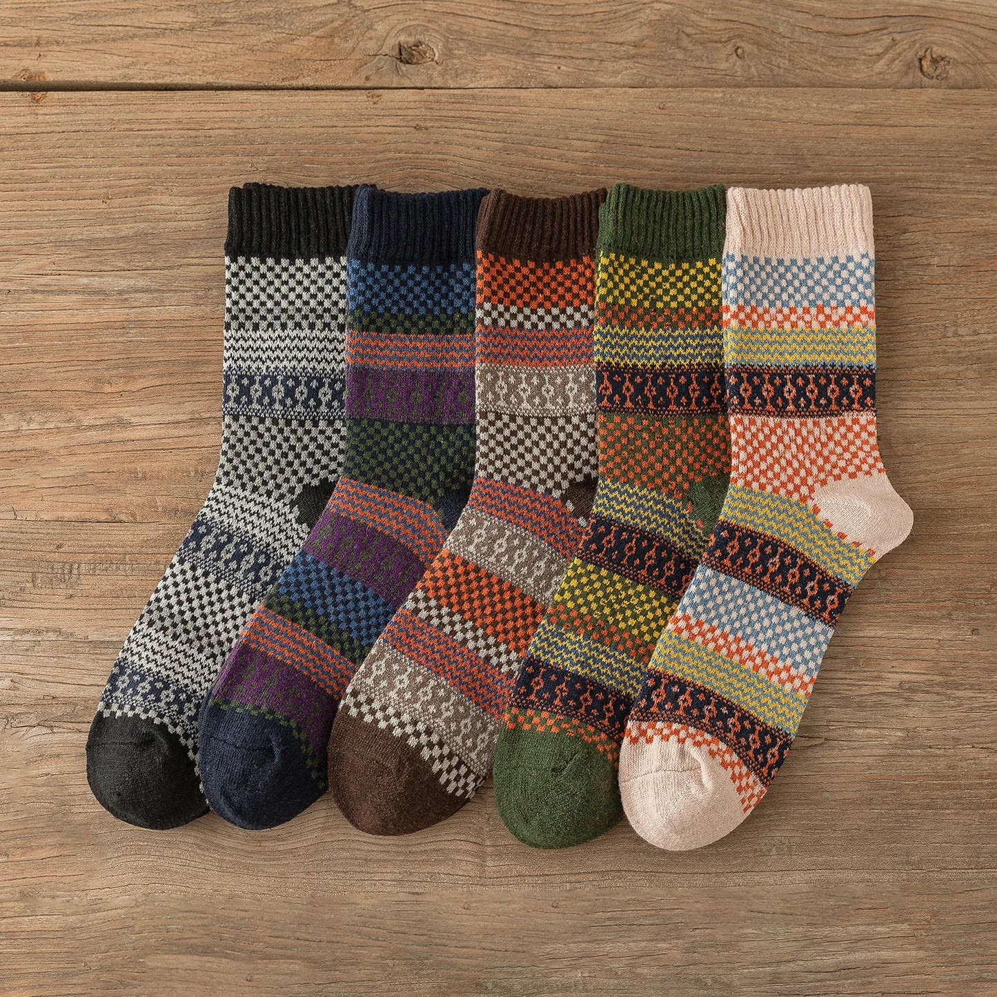 Men's Winter Socks (5 Pairs)