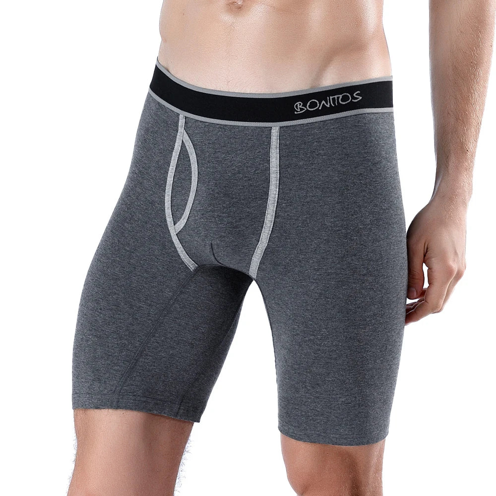 Men's Cotton Long Boxer Underwear