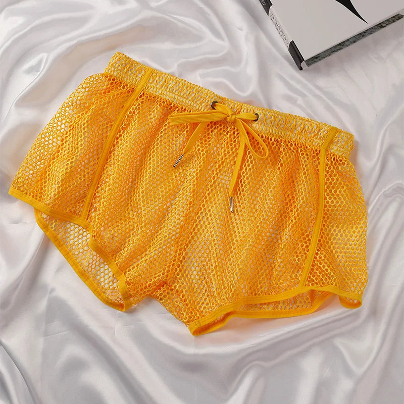 Men's Loose Fitting Mesh Boxer Briefs Underwear