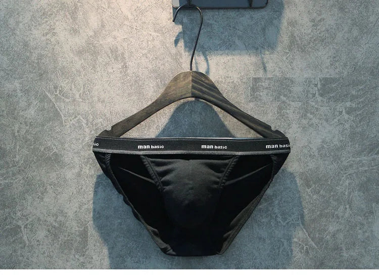 Men's High Hip Cotton Brief Underwear
