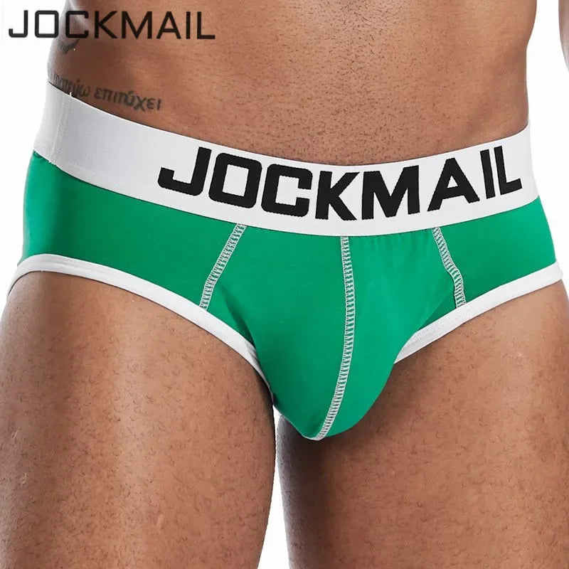 JOCKMAIL Men's Quick-Dry Mesh Brief Underwear