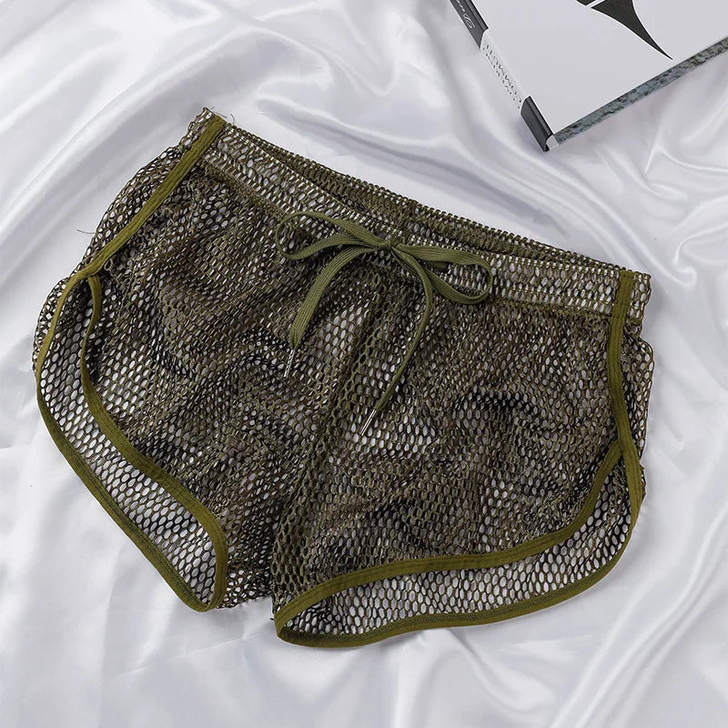 Men's Loose Fitting Mesh Boxer Briefs Underwear