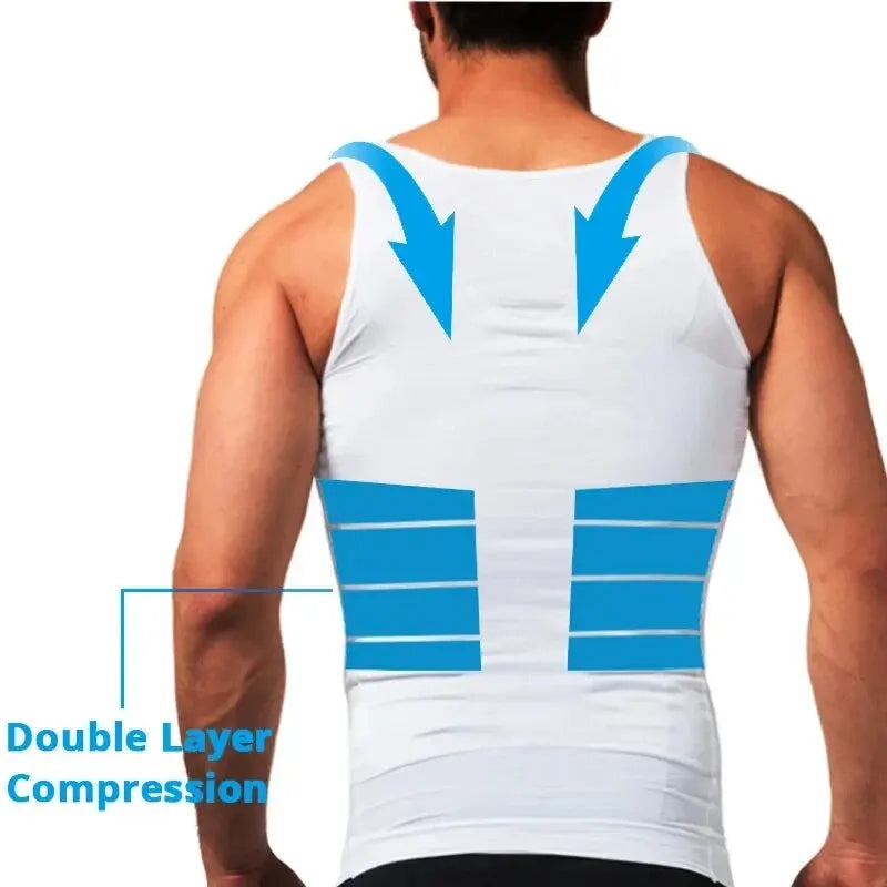 Men's Body Shaper Slimming Compression Vest Shapewear