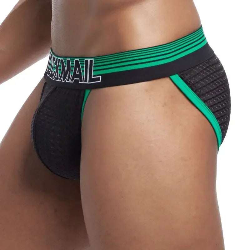 JOCKMAIL Men's Mesh Brief Underwear