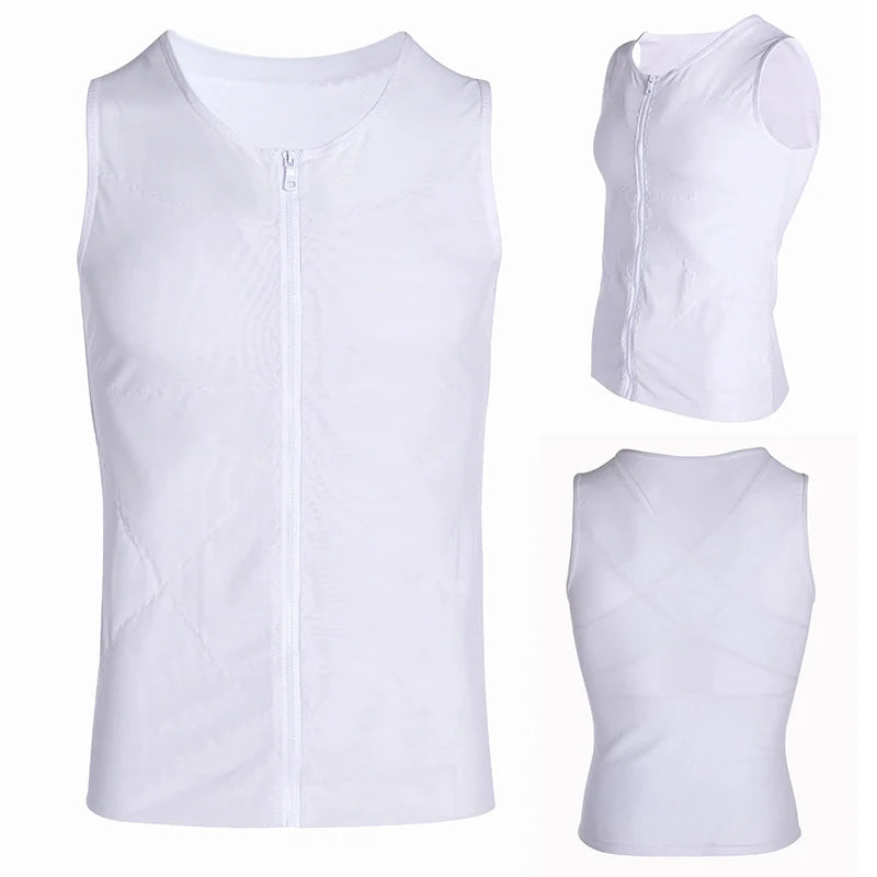 Men's Chest Slimming Shirt Body Shaper Shapewear