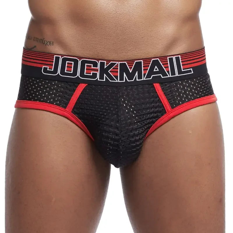 JOCKMAIL Men's Soft Mesh Brief Underwear