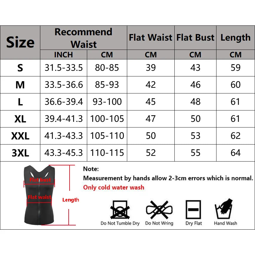 Men's Slimming Compression Vest Shapewear