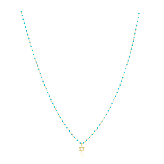Elsa Mini Star of David Turquoise