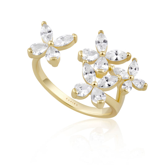 CZ Butterfly Ring