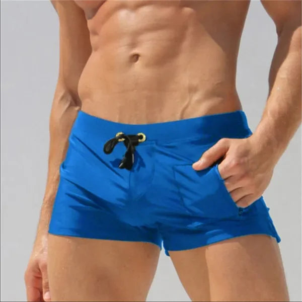 ALSOTO Men's Quick Dry Swim Shorts Swimwear