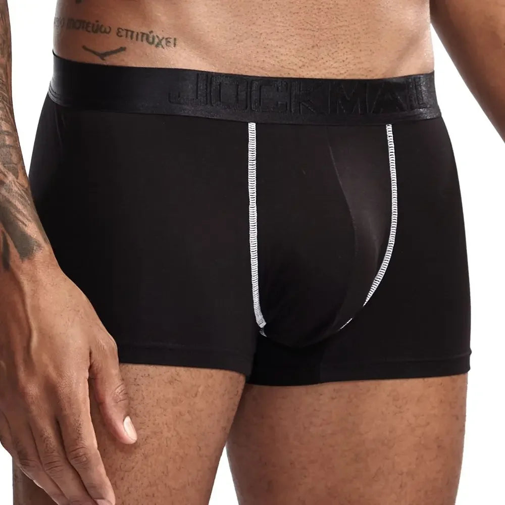 JOCKMAIL Men's Soft Scrotum Care Capsule Separation Boxers Underwear