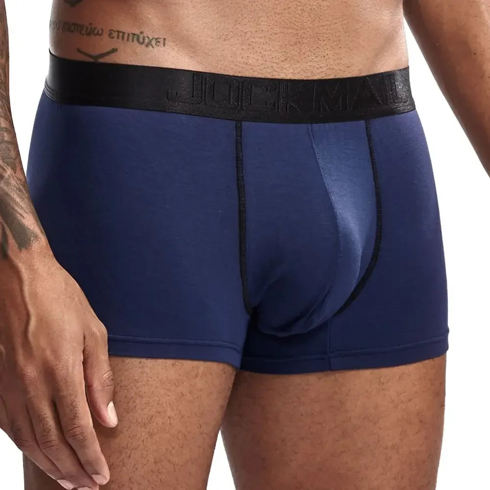 JOCKMAIL Men's Soft Scrotum Care Capsule Separation Boxers Underwear