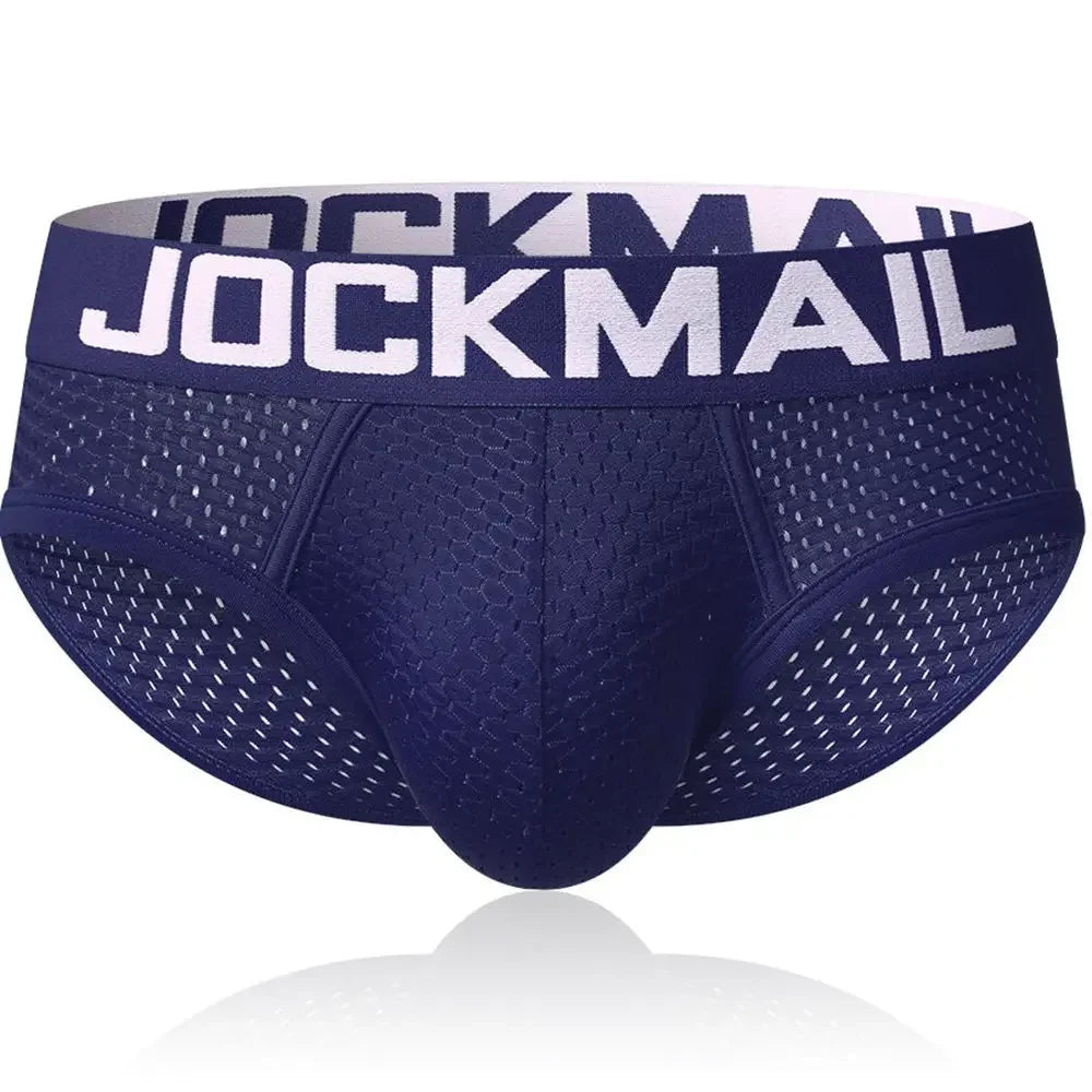 JOCKMAIL Men's Quick-Dry Mesh Brief Underwear