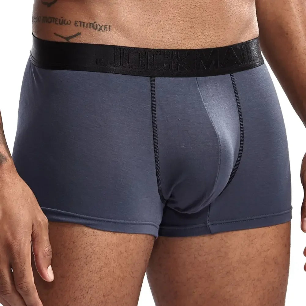 JOCKMAIL Men's Soft Scrotum Care Capsule Separation Boxers Underwear