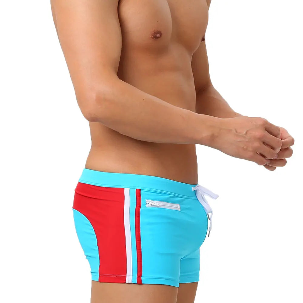 UXH Men's Swimming Trunks with Pocket Swimwear